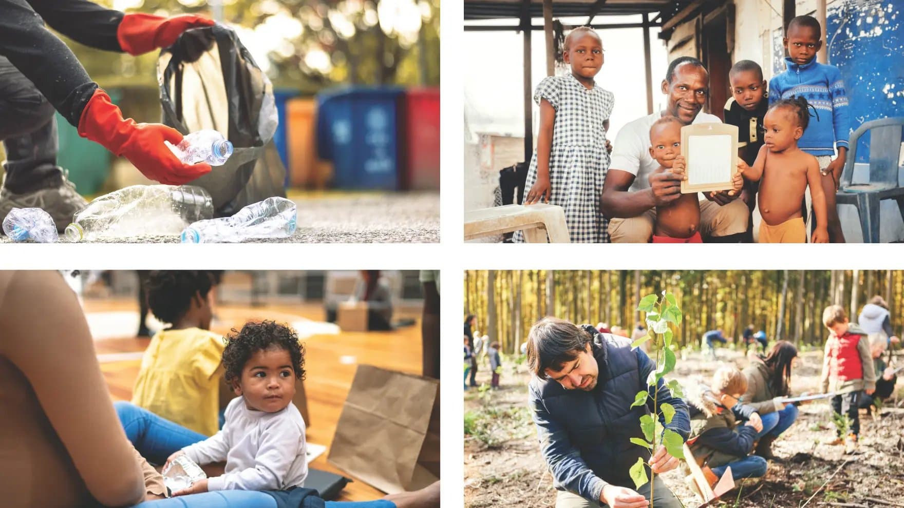 Collage of 4 Images showcasing Better World Accountability