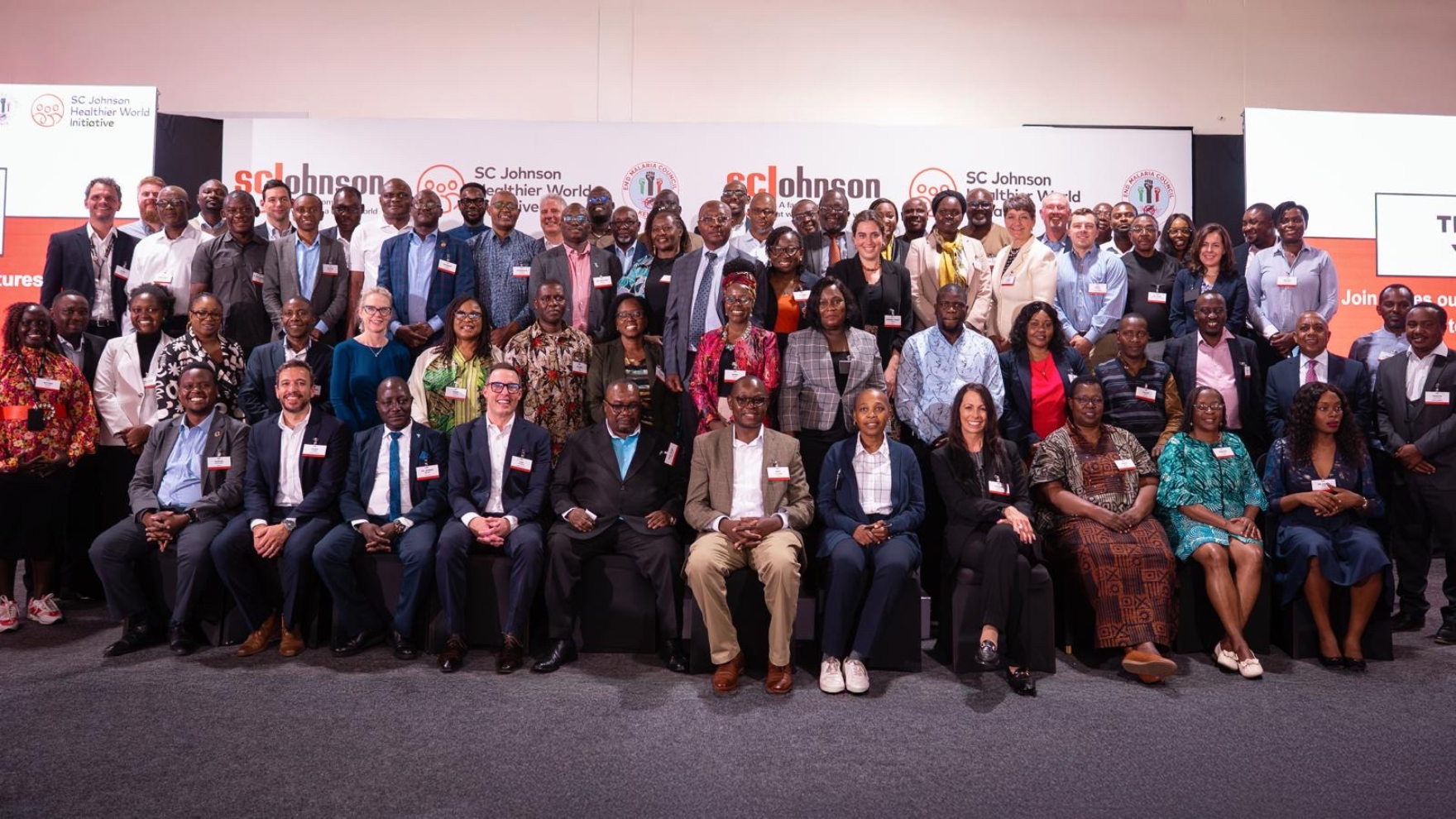 C Johnson representatives, global health leaders and government officials