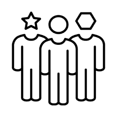 Sign displays text: "Disability Inclusive Employment Forum." Below, two people in wheelchairs are shown as symbols, highlighting inclusivity. The background is plain, emphasizing the text and symbols.